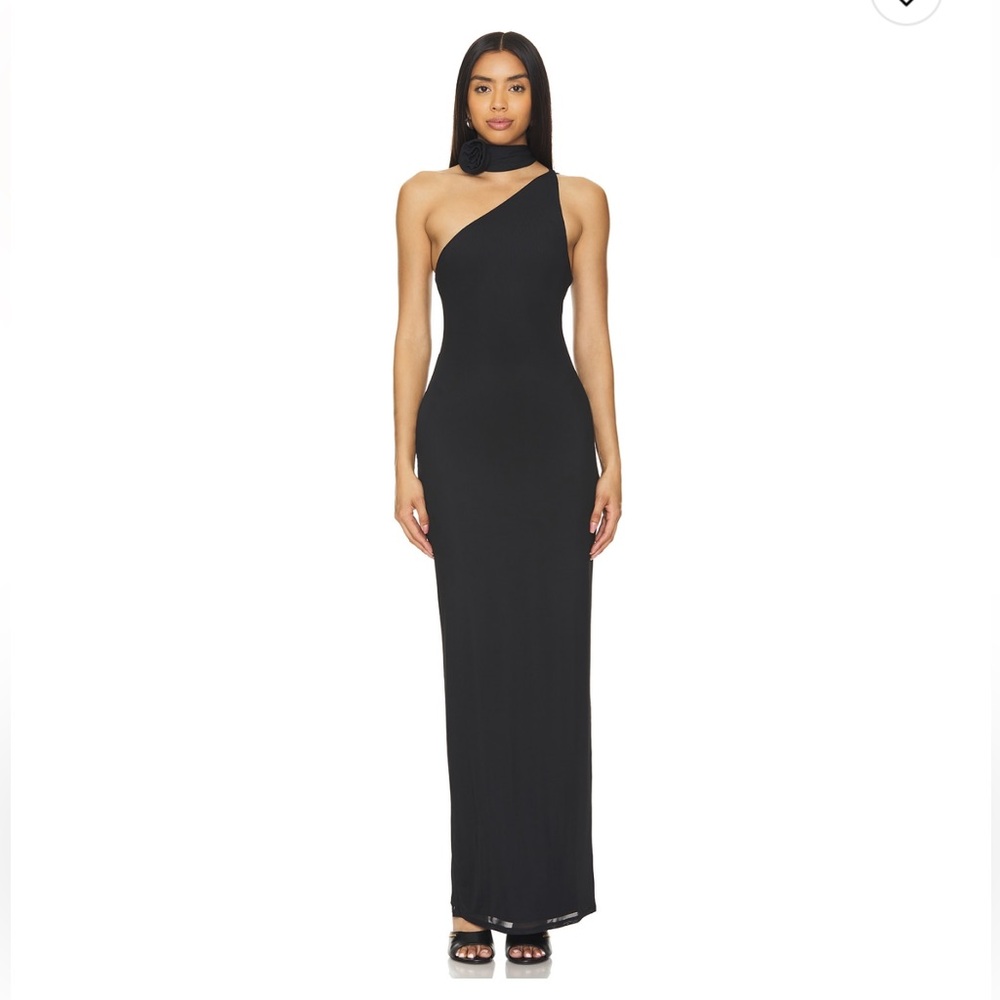 AFRM Savory Dress in Noir Adjustable Straps Size Small